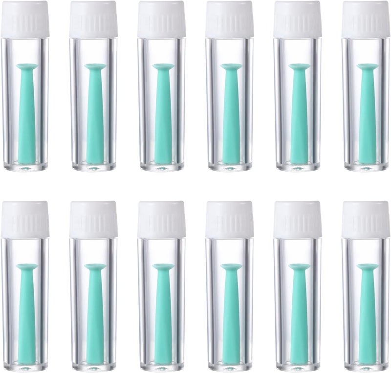 MUDOR Hard Contact Lens Remover, 12 Pieces Scleral & RGP Lens Remover Tool, Eye Contact Remover Plunger - Image 1